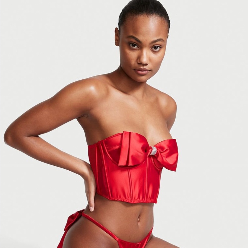 Cupped Bow Bra Top